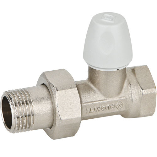 Кран для радиатора 1/2 прямой нижний BUGATTI