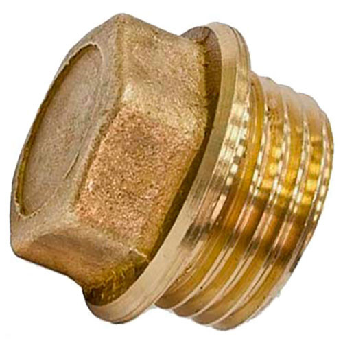 Заглушка 1 наружная резьба латунь