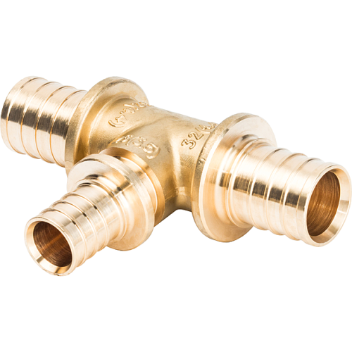 Тройник аксиальный 20Х16Х20 для сшитого полиэтилена VER-PRO