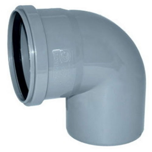Уголок (отвод) 110*90 внутренней канализации