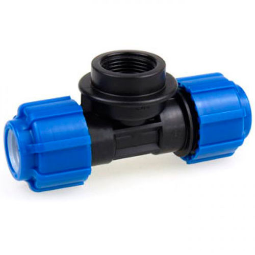 Тройник ПНД 25х1х25 (внутренняя резьба)