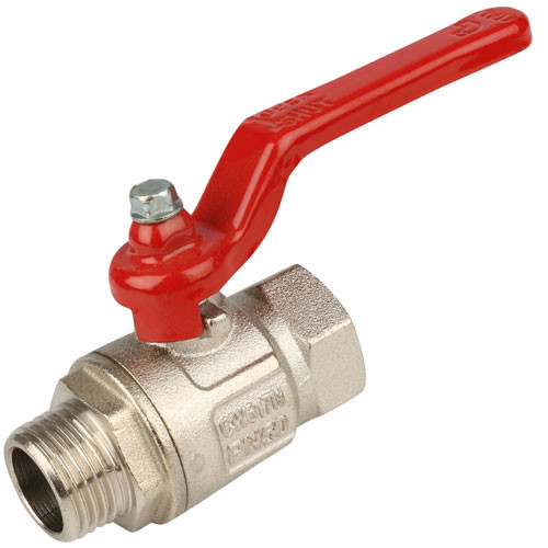 Кран шаровой 1/2 гайка-штуцер ручка Itap