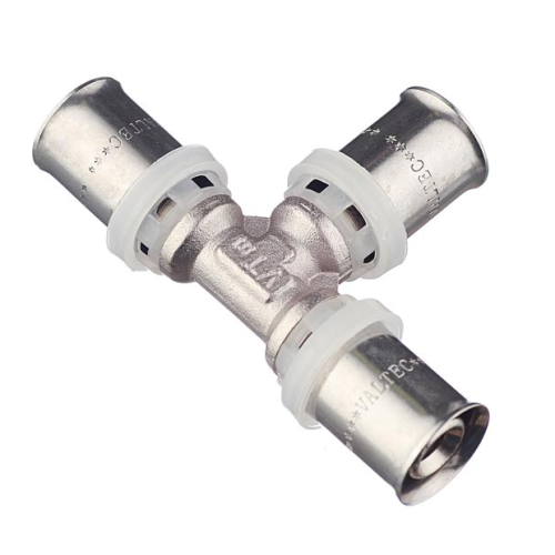 Пресс тройник для металлопласта 16Х16Х16 VER-PRO