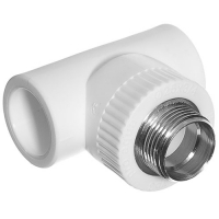 Тройник комбинированный полипропилен